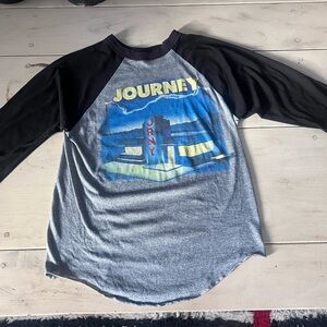Authentic Vintage 1986 Journey Tour Raglan